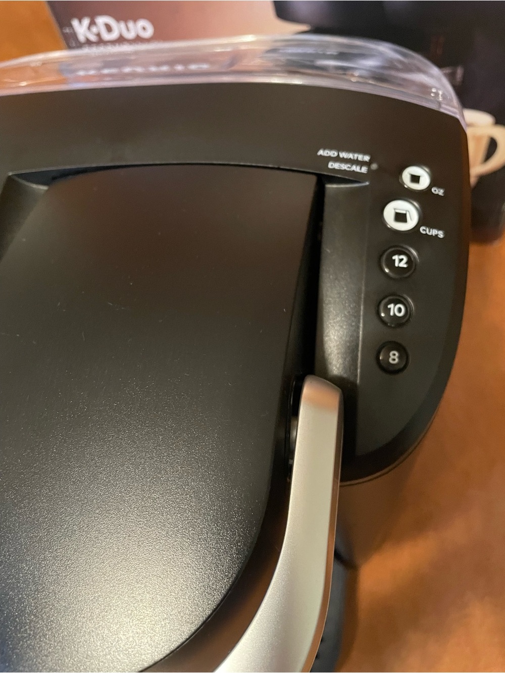 Keurig K Duo Essentials - Black 2-in-1 Single Serve and Carafe Coffee Maker - Picture 7 of 16
